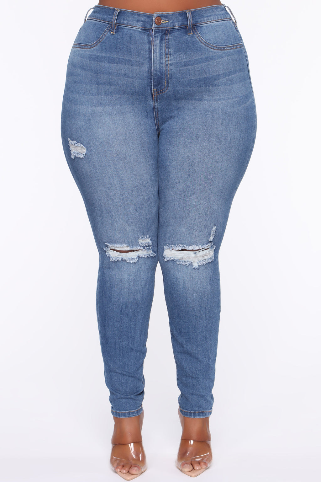 Our Favorite High Rise Skinny Jeans - Medium Blue Wash
