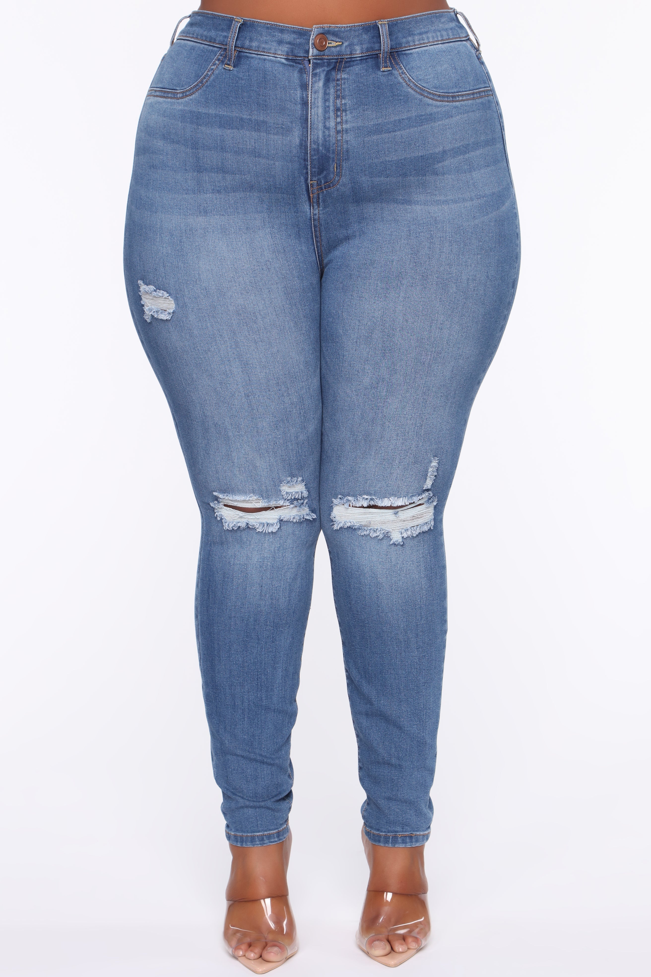 Our Favorite High Rise Skinny Jeans - Medium Blue Wash