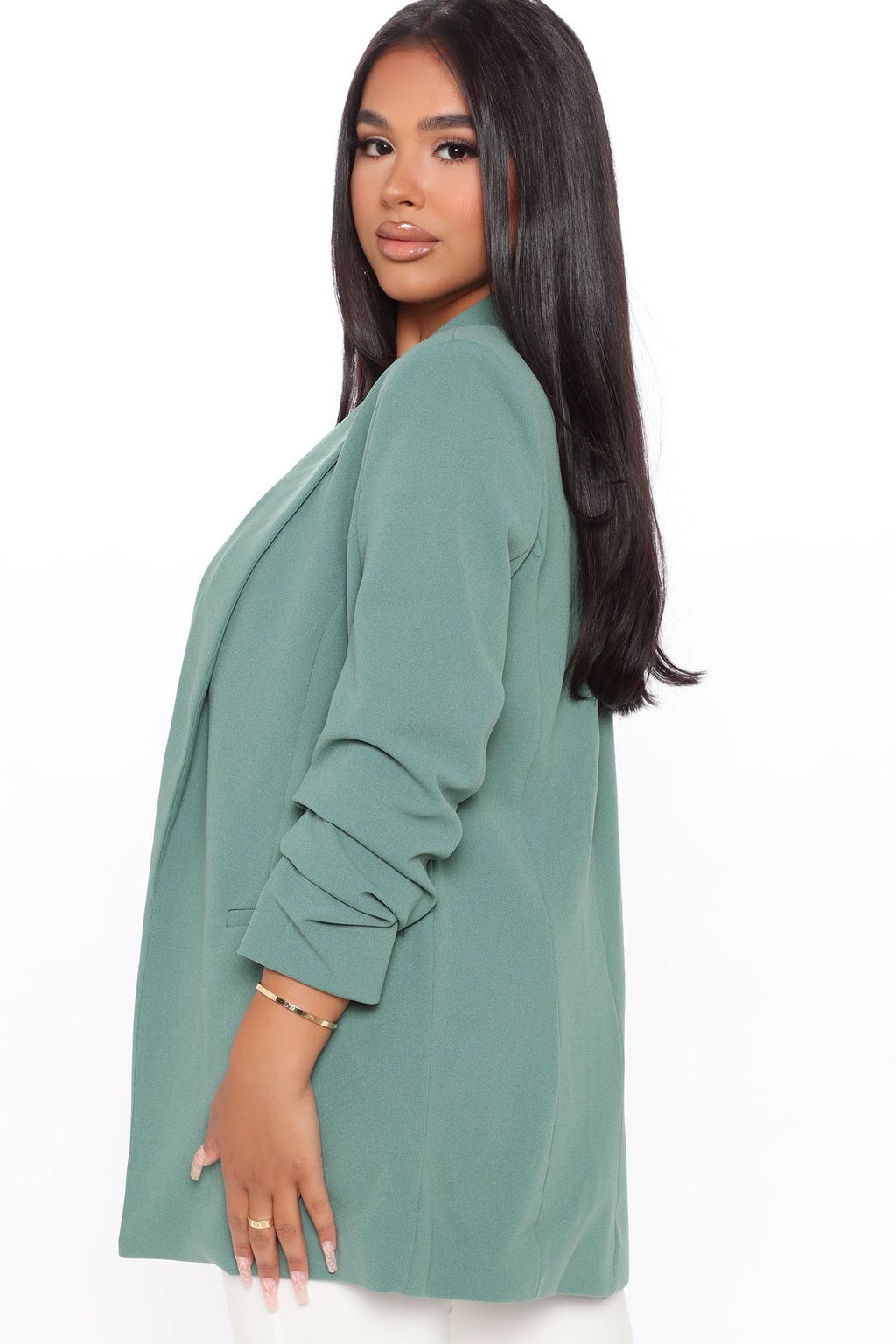 The Celine Blazer - Sage