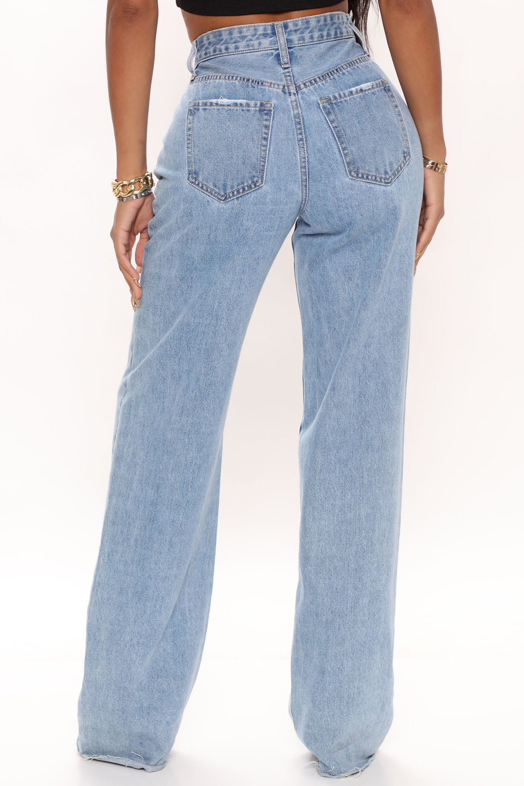 Winona 90's Wide Leg Jeans - Medium Blue Wash
