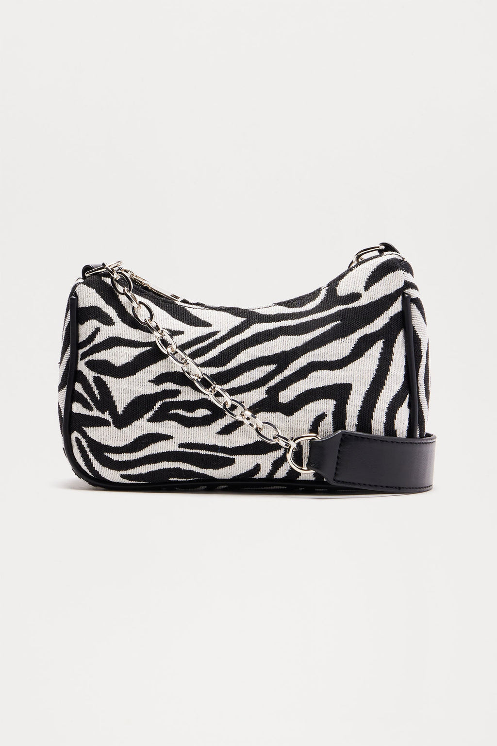 The Perfect Touch Of Zebra Handbag - Black/White