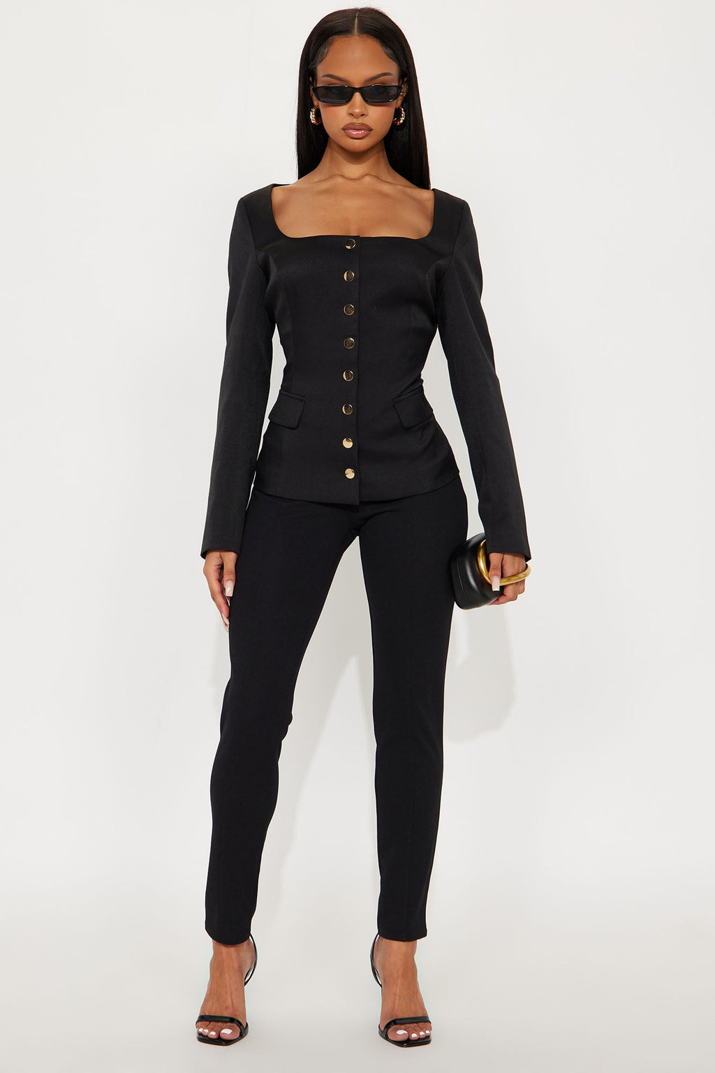The Juliana Fitted Blazer - Black