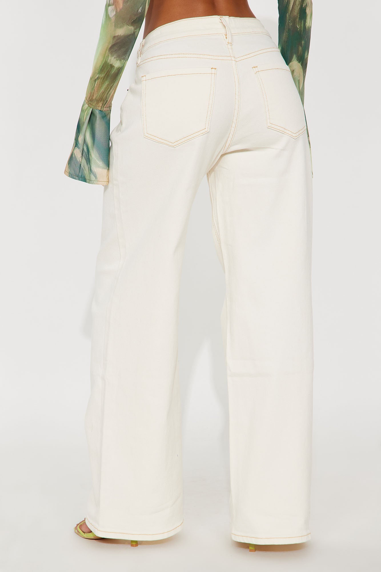 Mirador Straight Leg Jeans - Cream