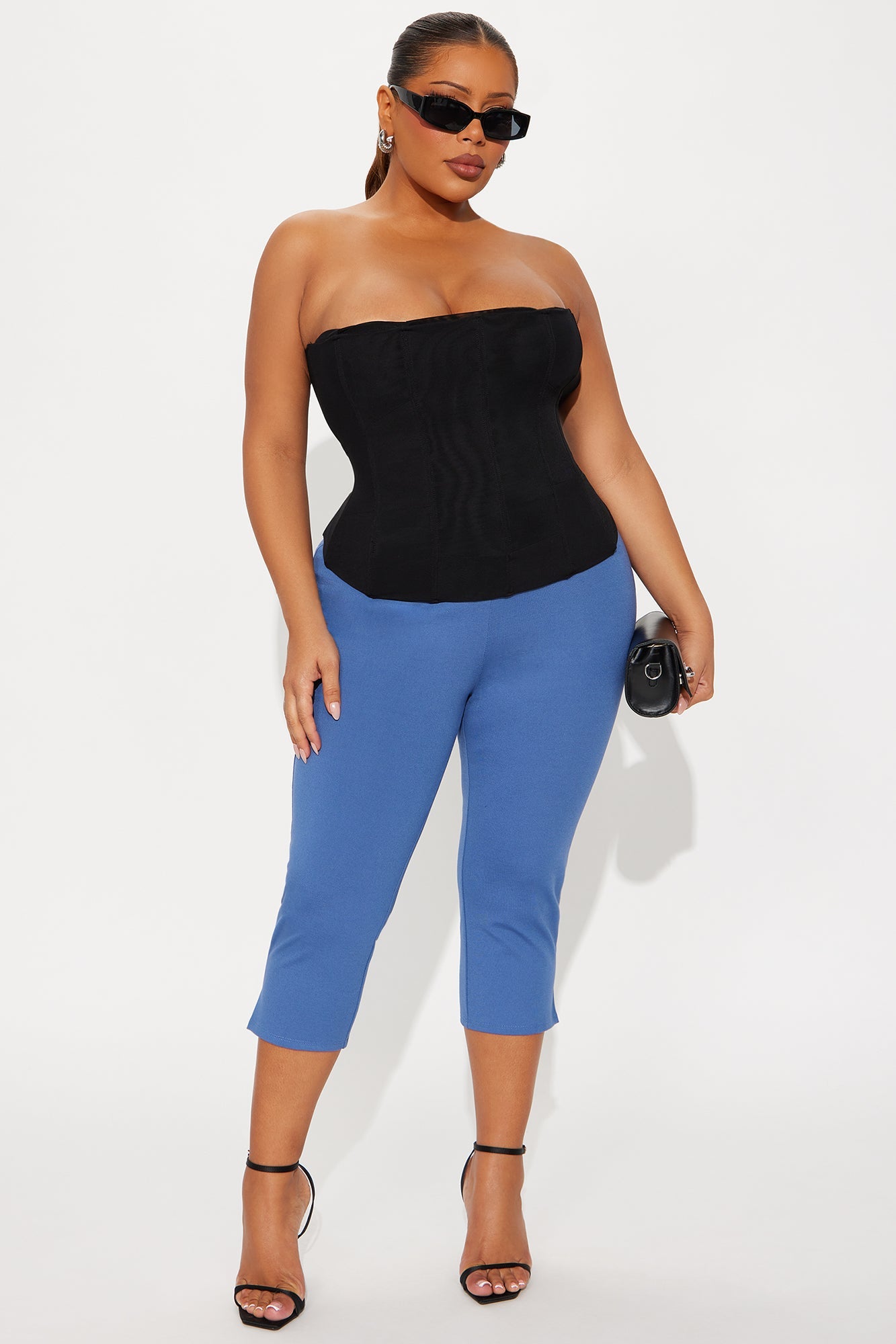 All My Potentials Capri Legging - Denim