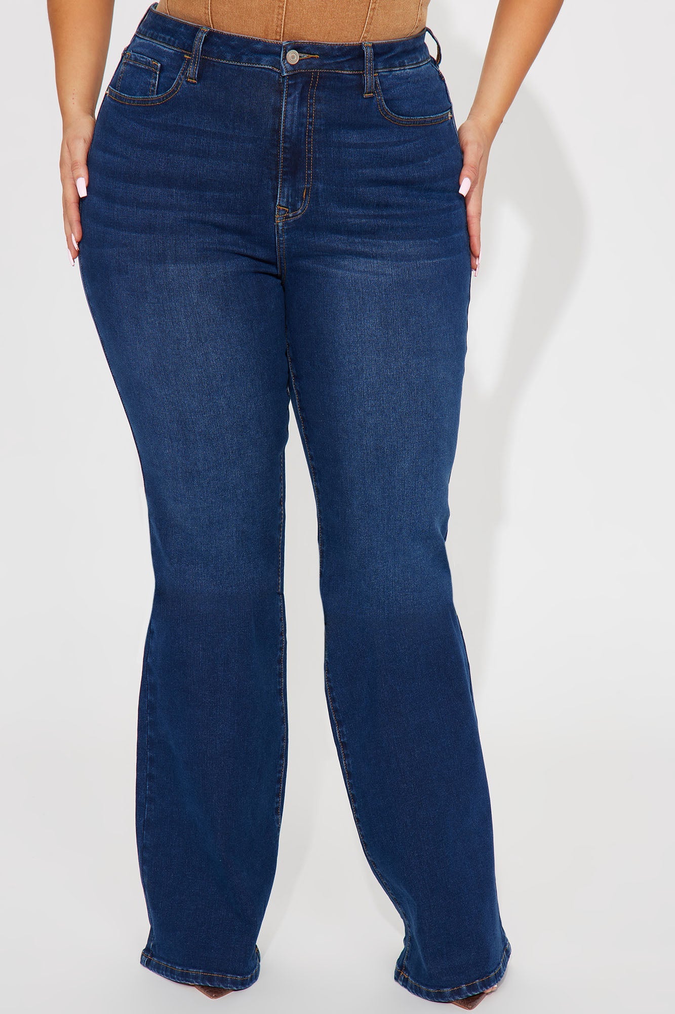 Tall Affair Of The Flare Stretch Jeans - Dark Wash
