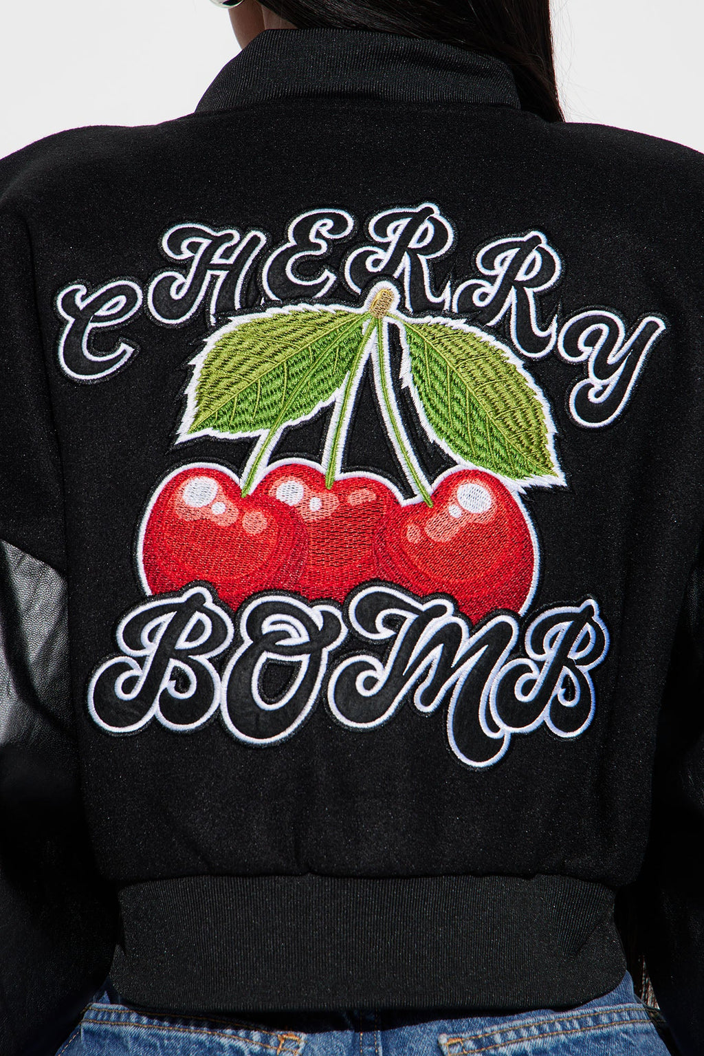 LA Girl Vibe Bomber Jacket - Black