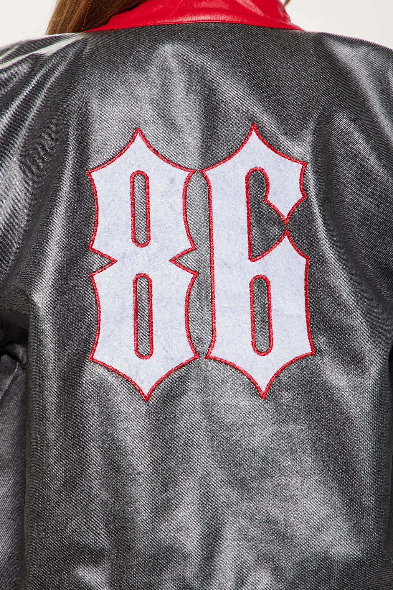 Lucky 86 Bomber Jacket - Charcoal/combo