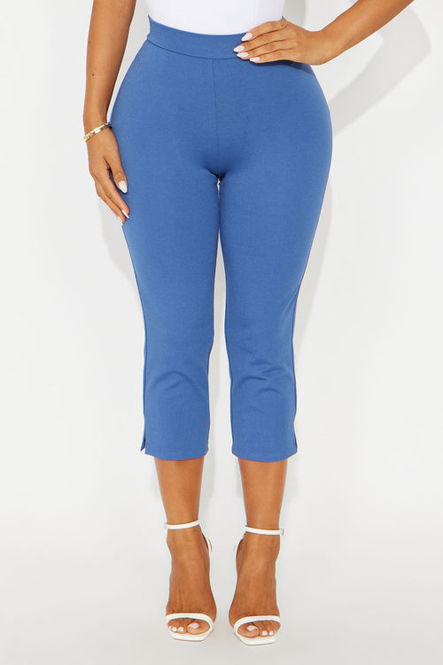 All My Potentials Capri Legging - Denim