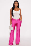 Breaking Hearts Flare Pant 34″ - Fuchsia