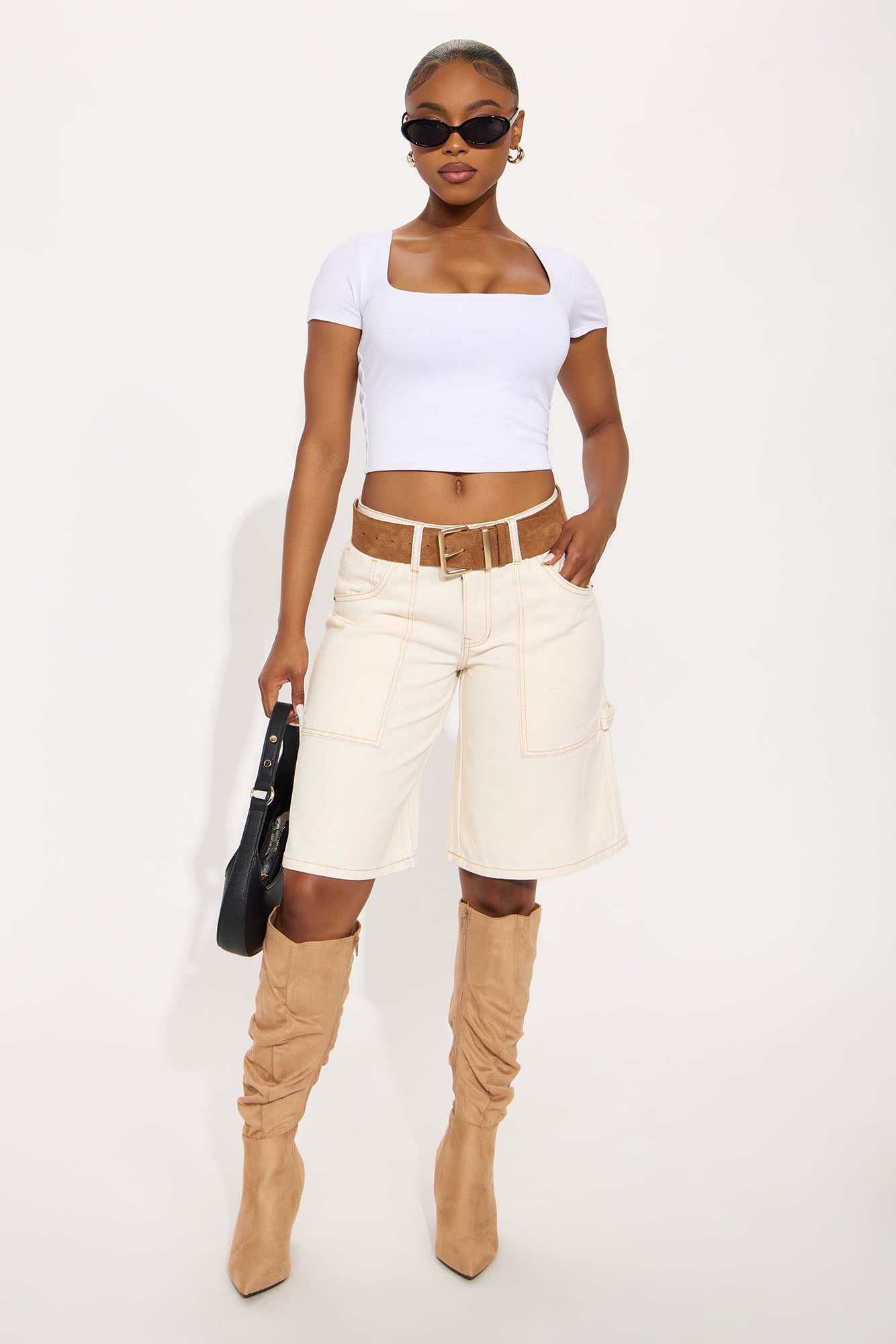 Mirador Carpenter Denim Jorts - Cream