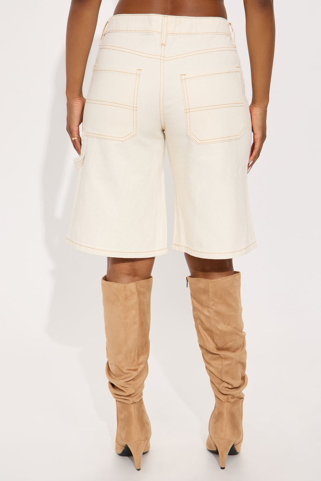 Mirador Carpenter Denim Jorts - Cream