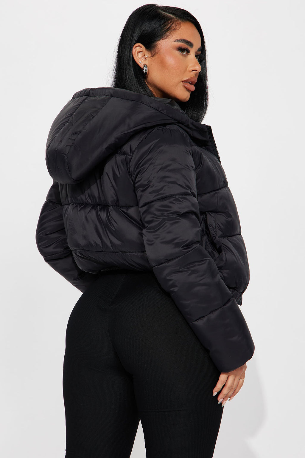Up And About Puffer Coat - Black