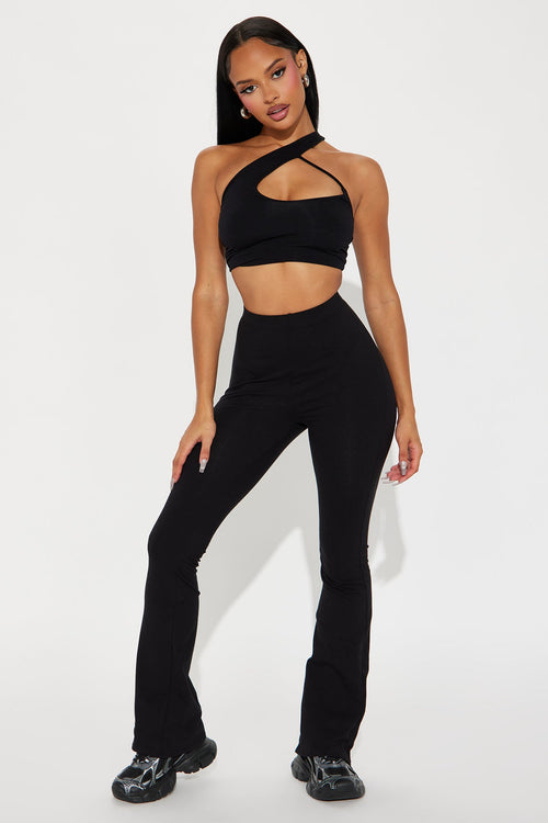 Adriana Flare Pant - Black