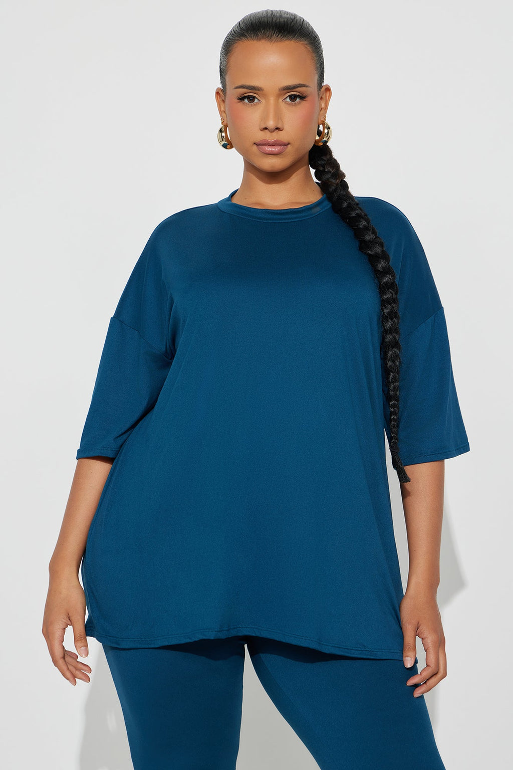 Weekend Vibes Capri Set - Teal