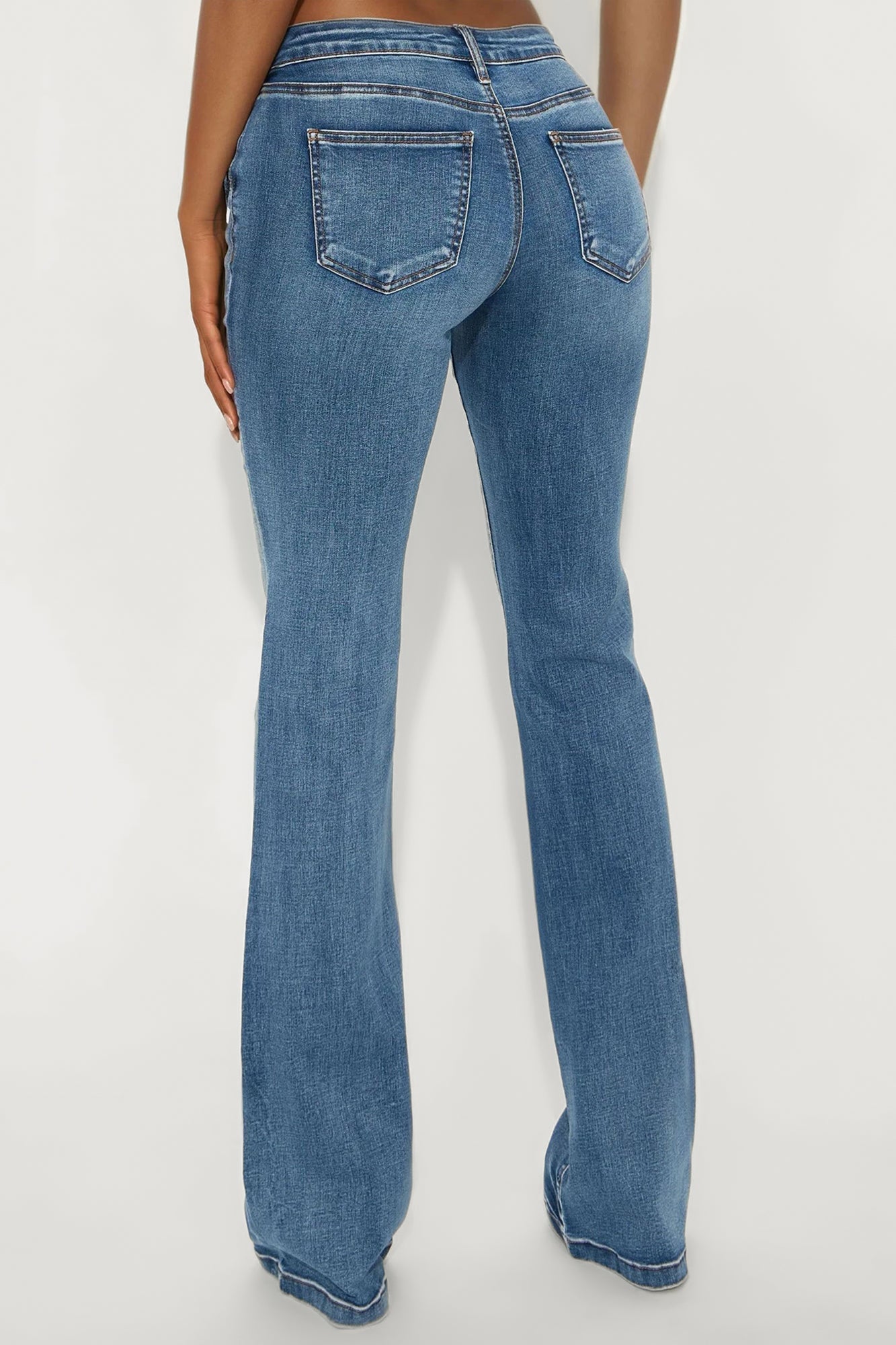 Tall Can't Compete Low Rise Stretch Bootcut Jean - Medium Wash