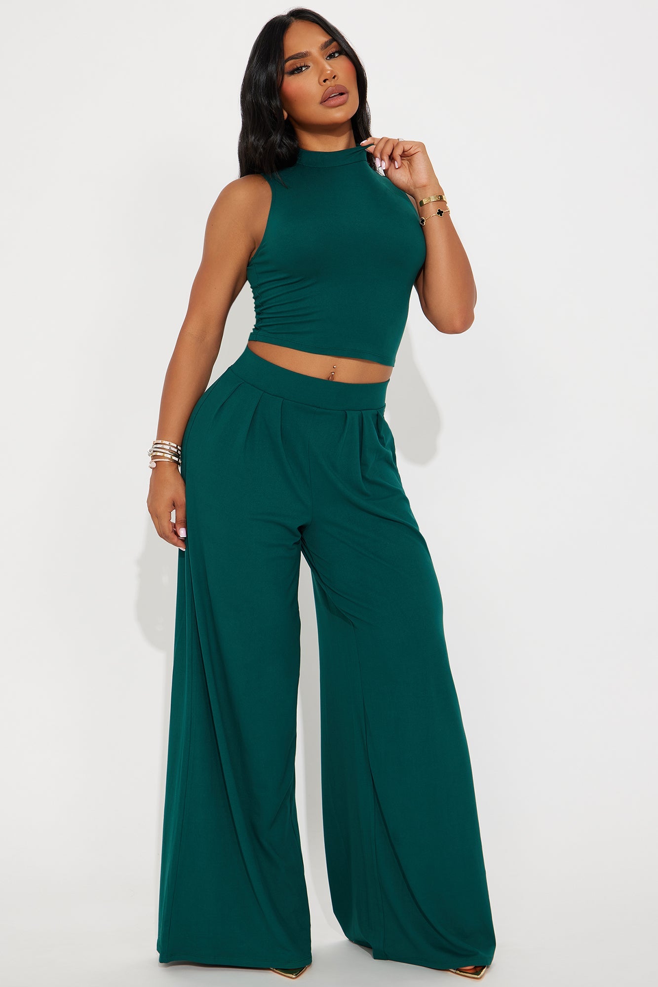 Endless Moment Pant Set - Hunter