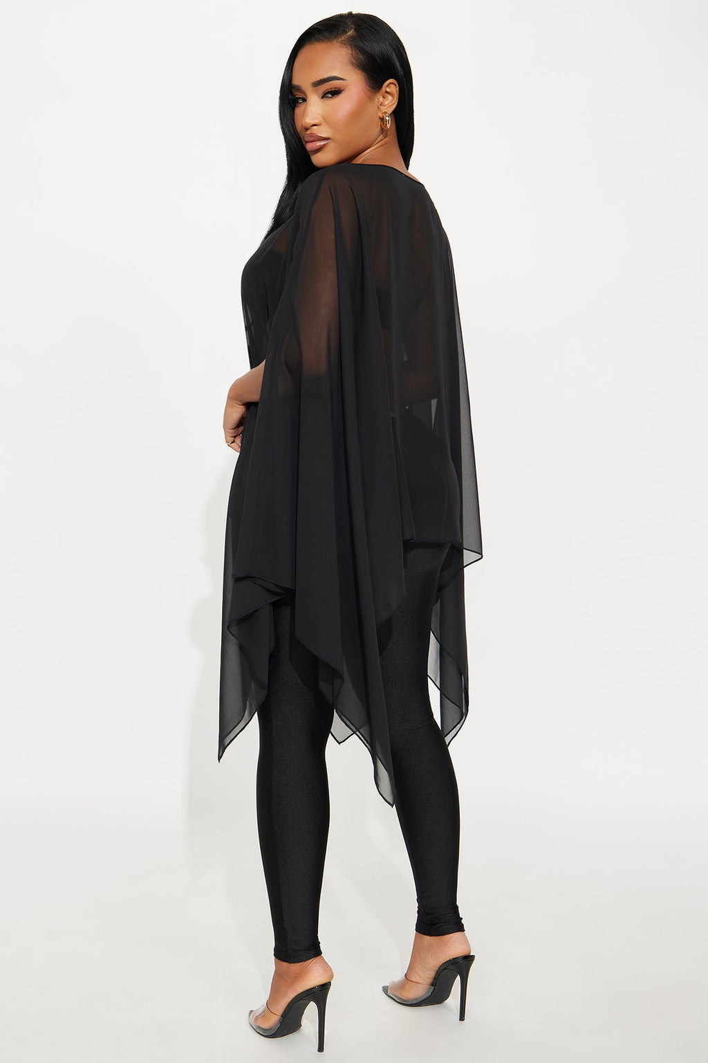 See Through Me 3 Piece Pant Set - Black