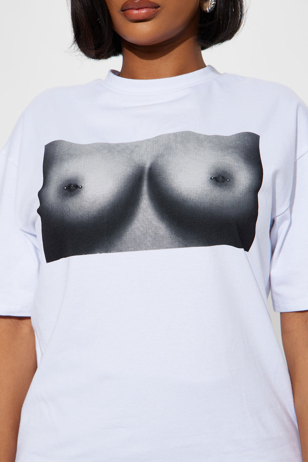 Always Sitting Pretty Graphic Tee - White