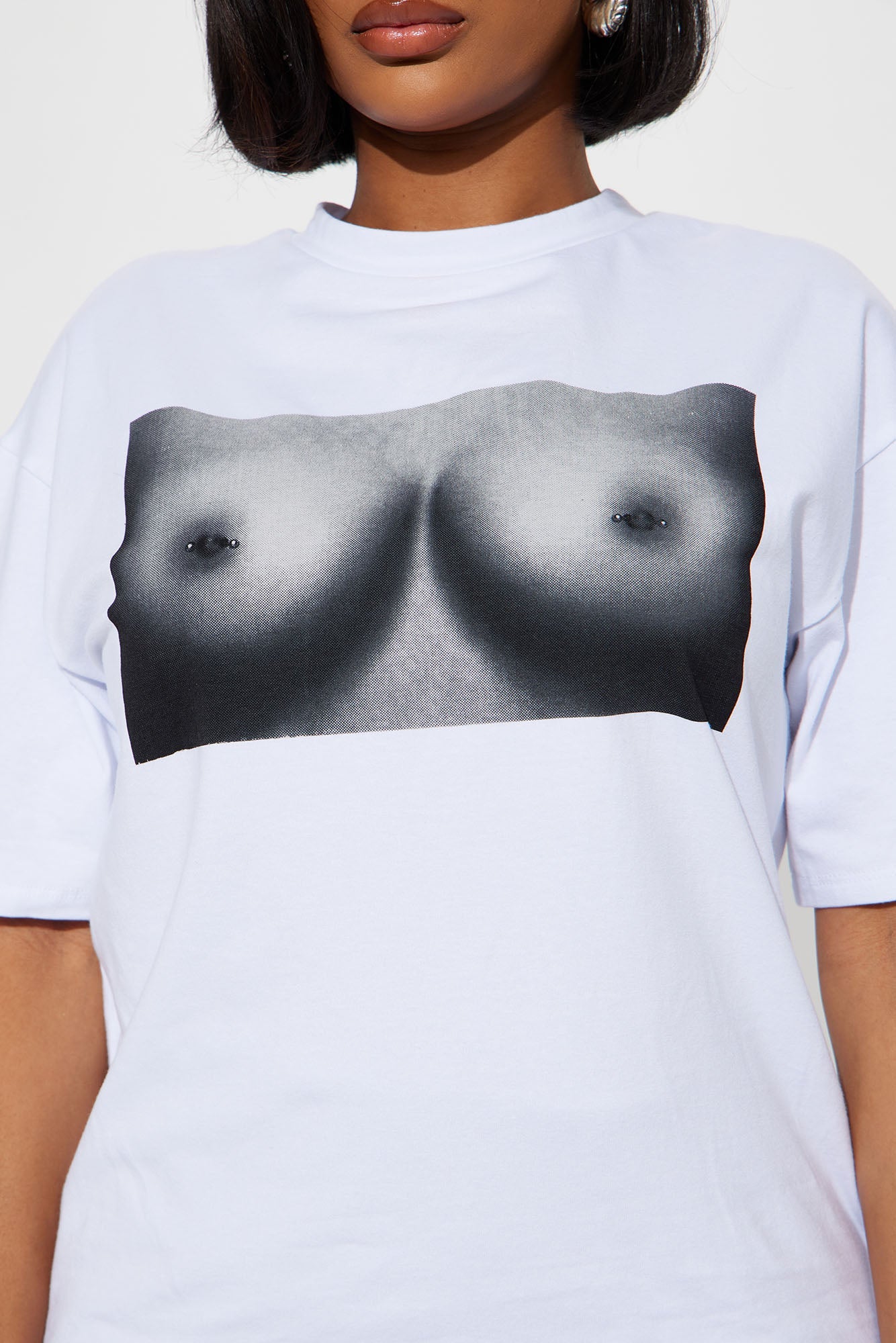 Always Sitting Pretty Graphic Tee - White