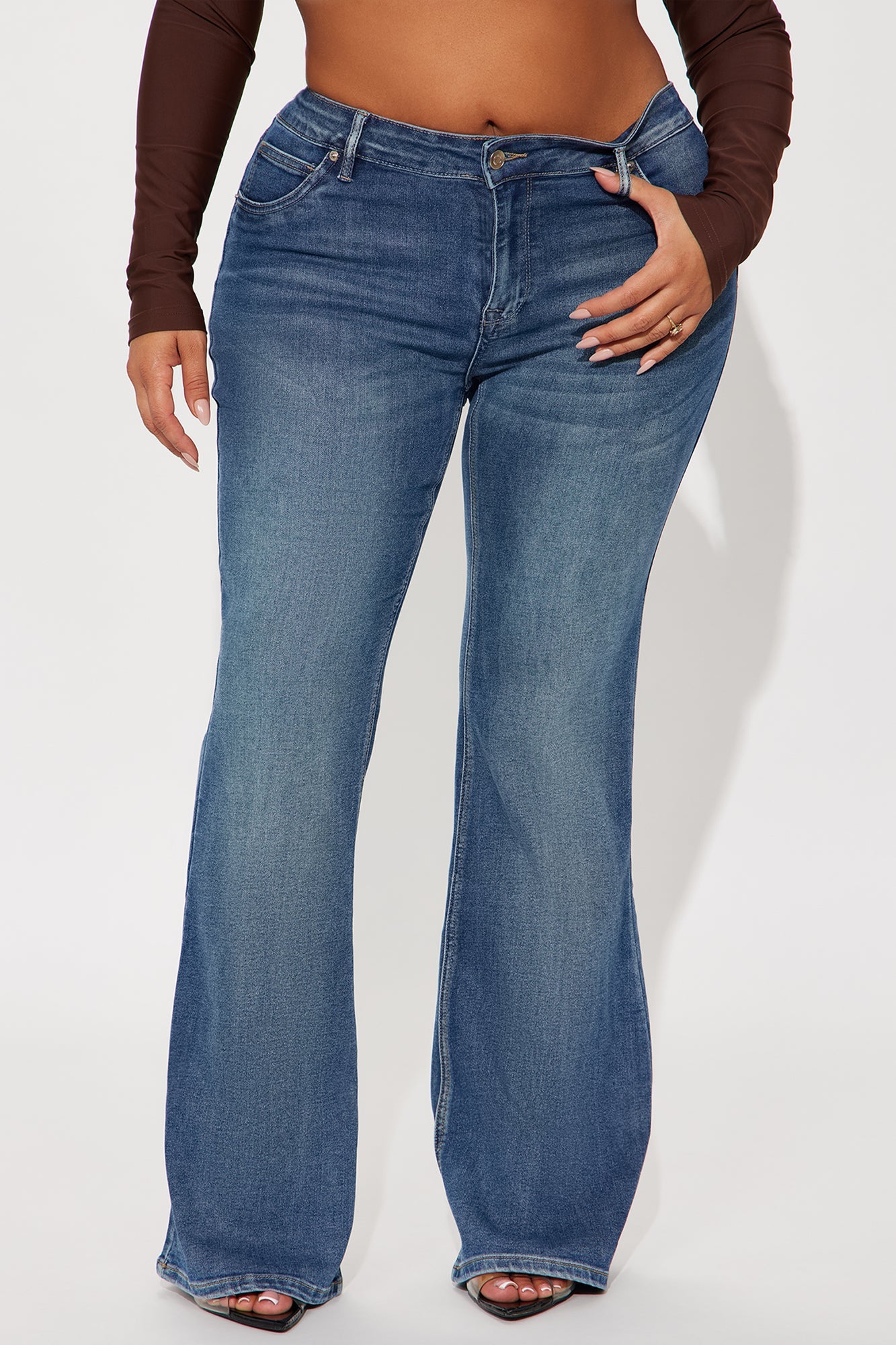 Best Ever Low Rise Flare Jeans - Vintage Wash