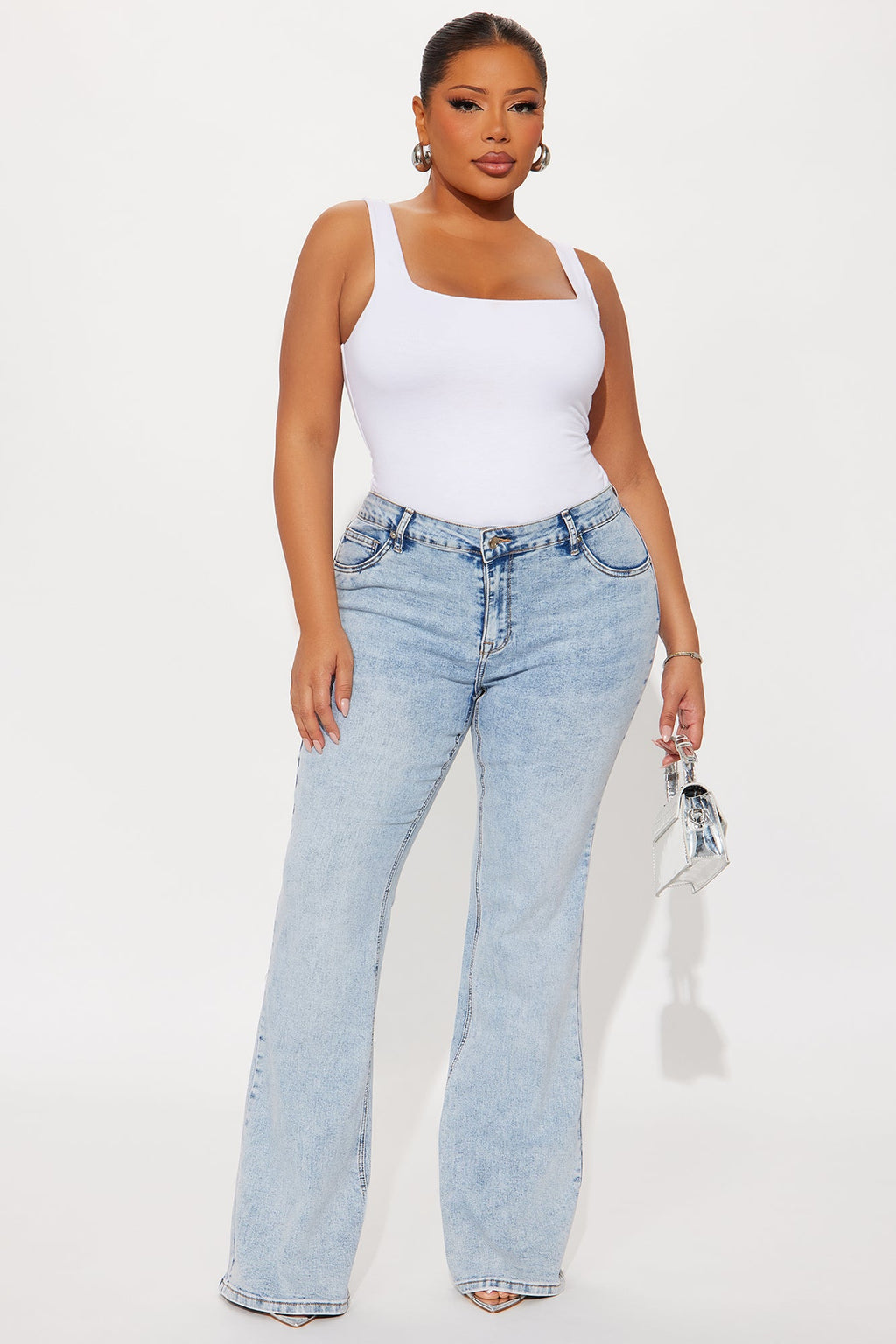 Best Ever Low Rise Flare Jeans - Light Wash