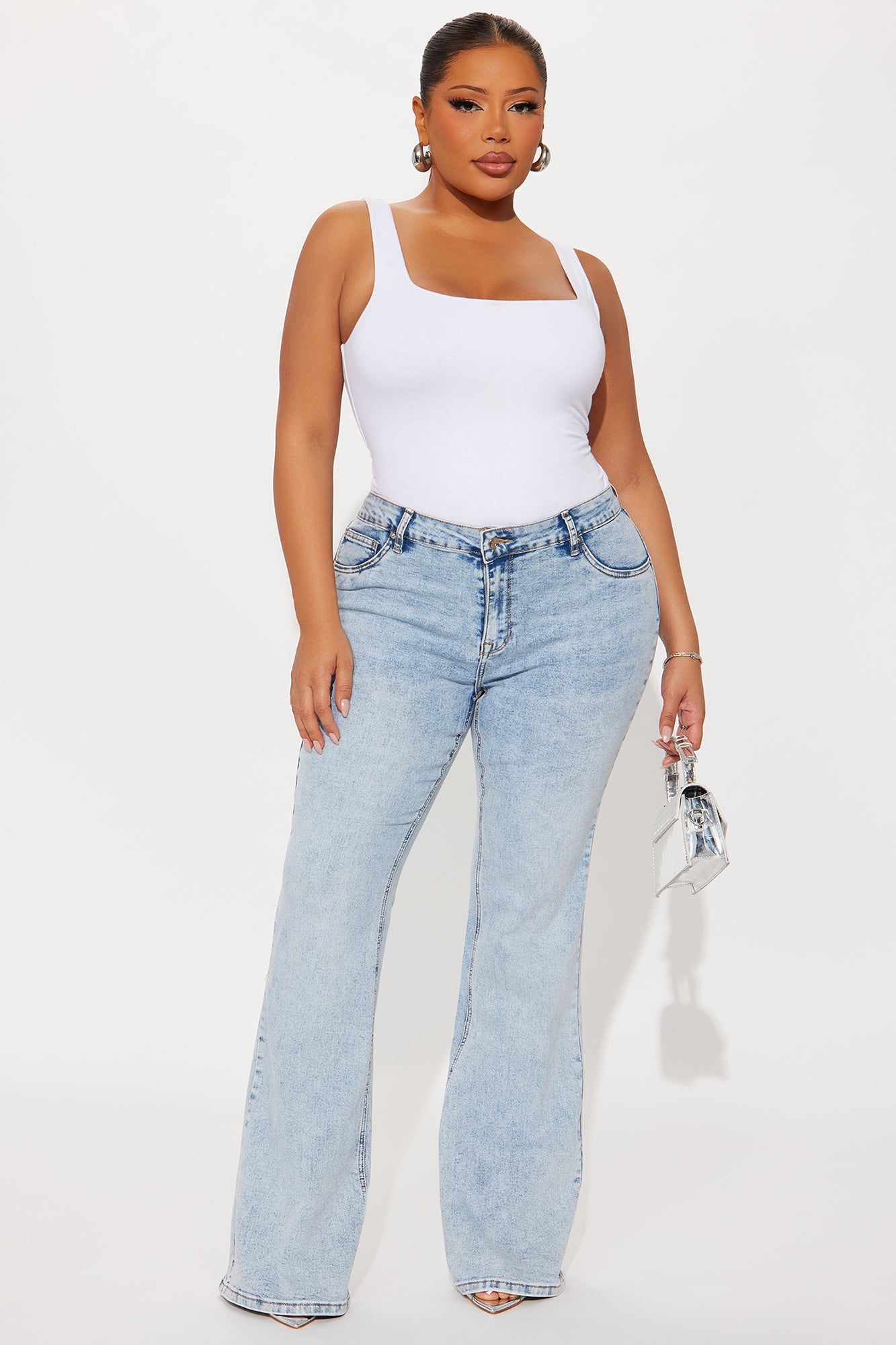 Best Ever Low Rise Flare Jeans - Light Wash