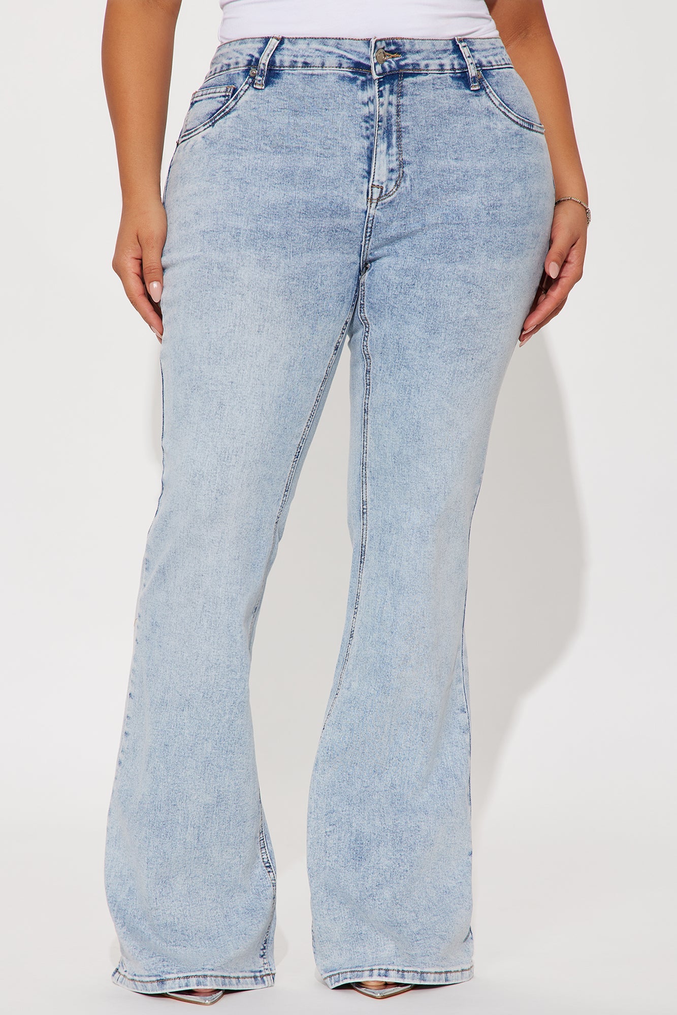 Best Ever Low Rise Flare Jeans - Light Wash