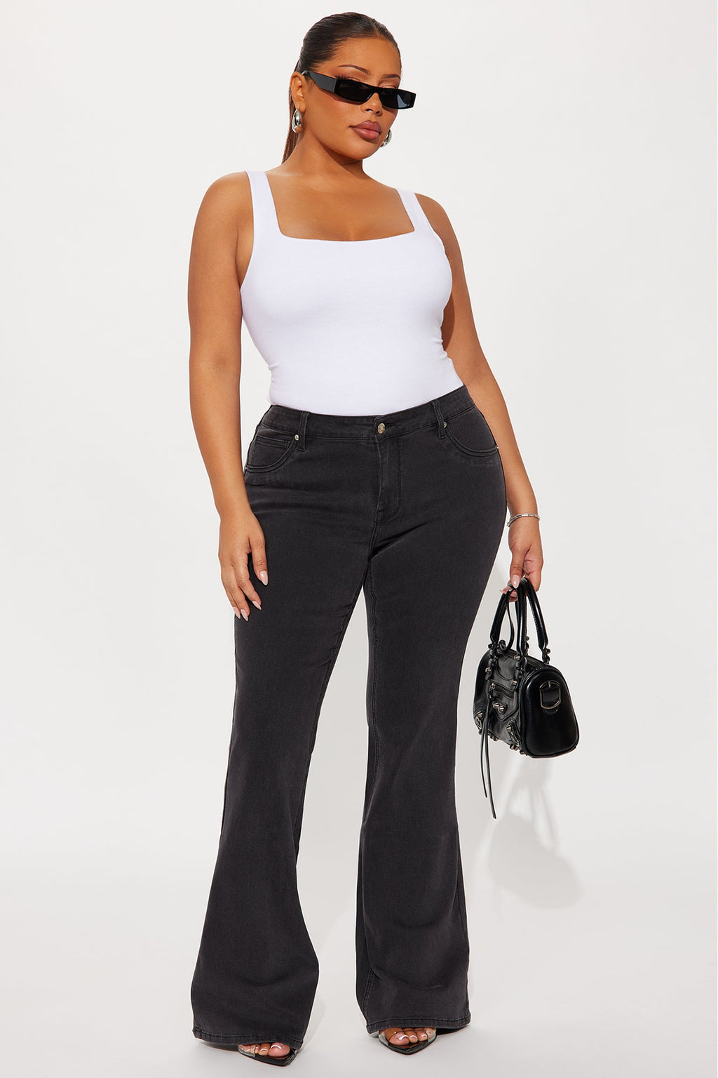 Best Ever Low Rise Flare Jeans - Black Wash