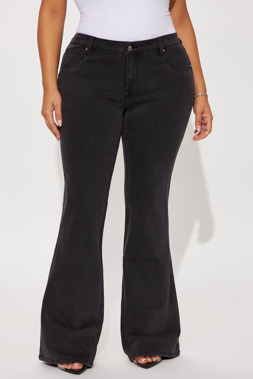 Best Ever Low Rise Flare Jeans - Black Wash