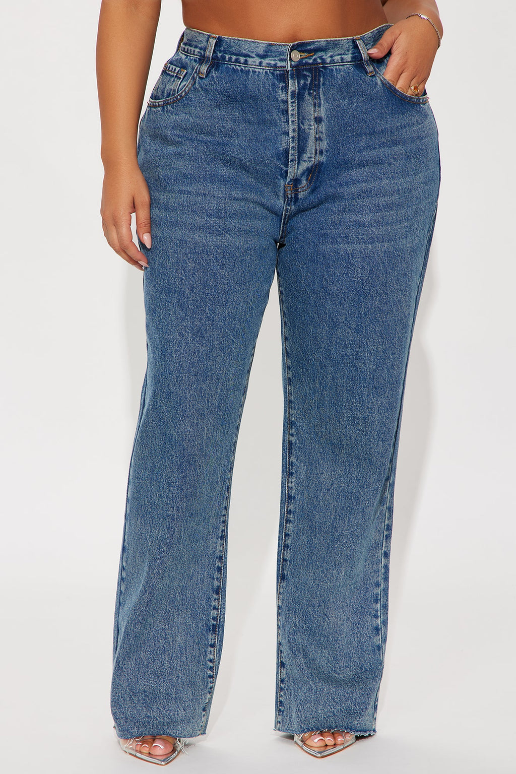 Topanga 90's Straight Leg Jeans - Vintage Wash