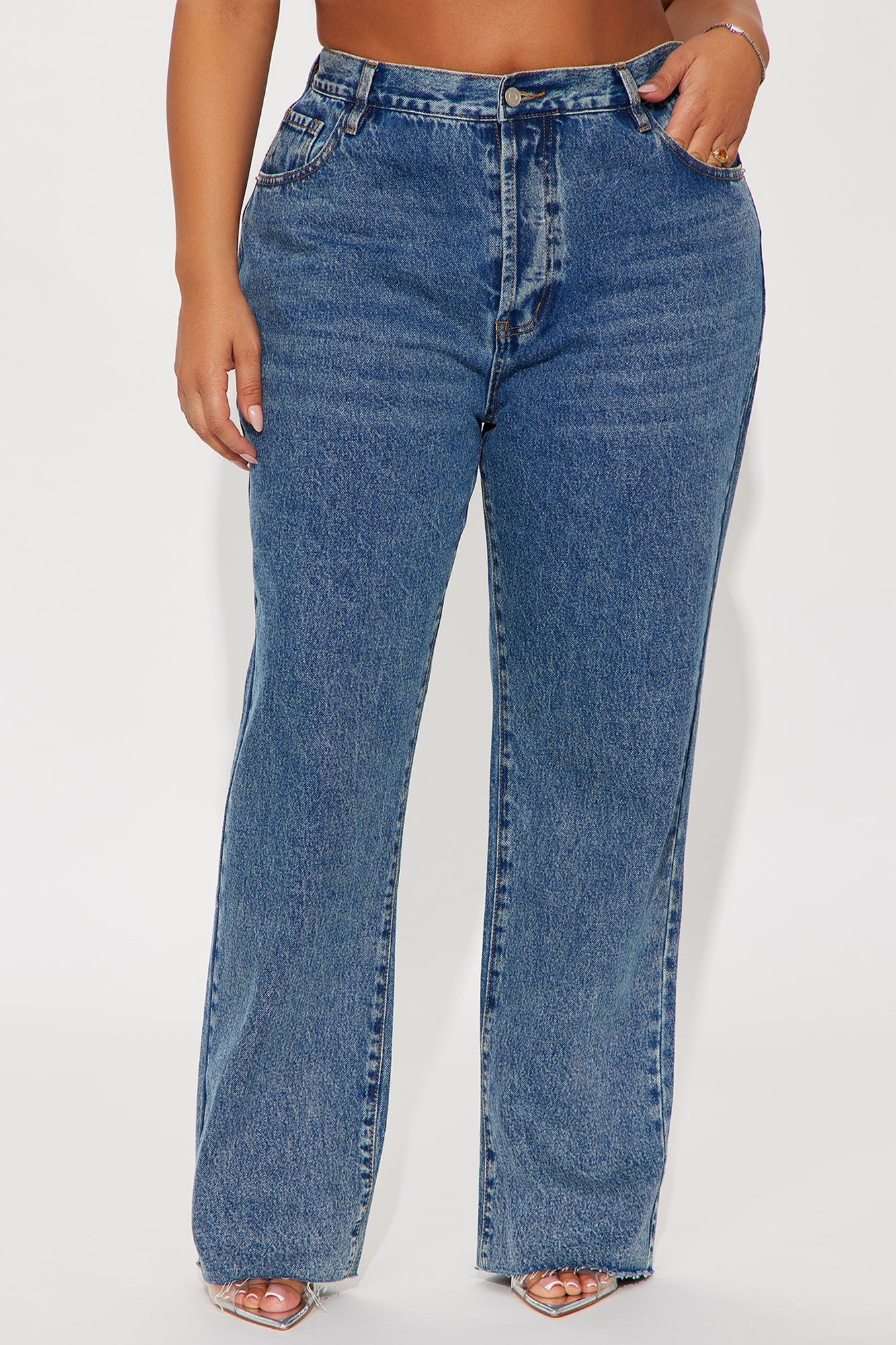 Topanga 90's Straight Leg Jeans - Vintage Wash