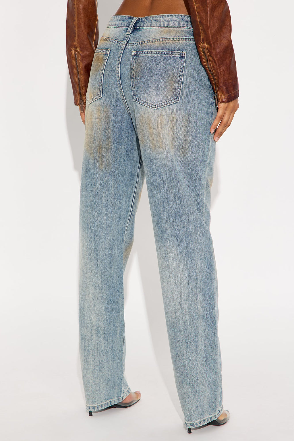 Most Wanted Crossover Straight Leg Jeans - Vintage Wash
