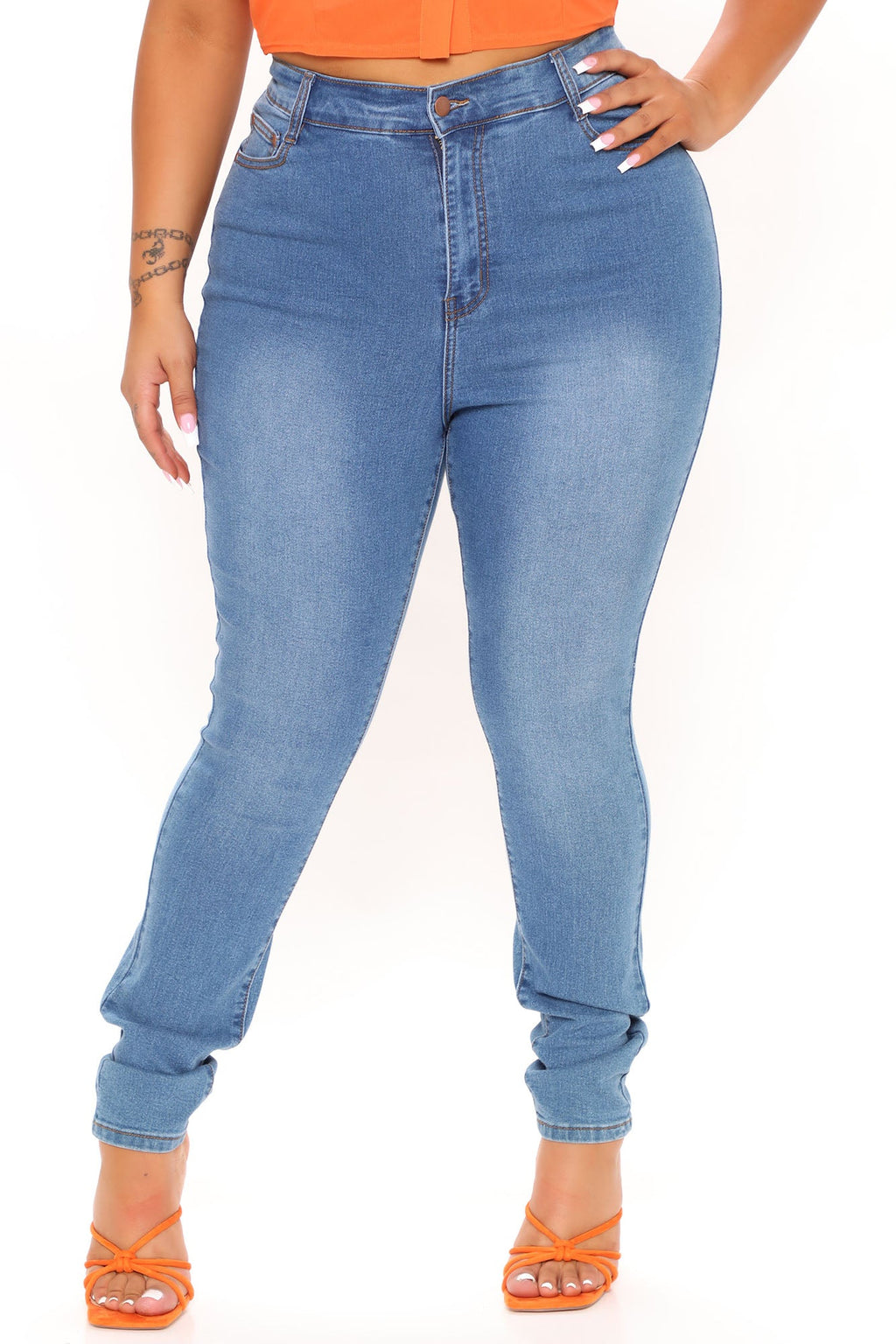 Supernatural High Rise Jeans - Medium Blue Wash