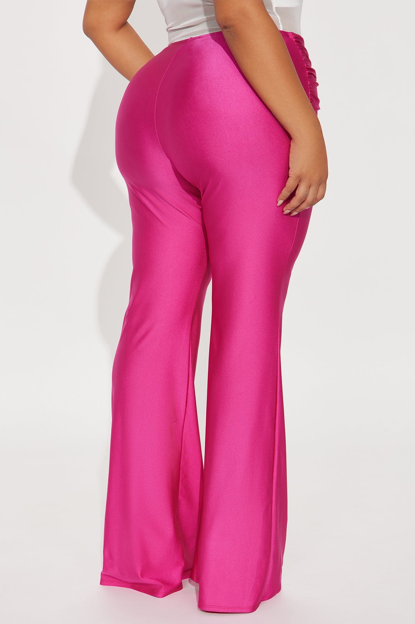 Breaking Hearts Flare Pant 34″ - Fuchsia
