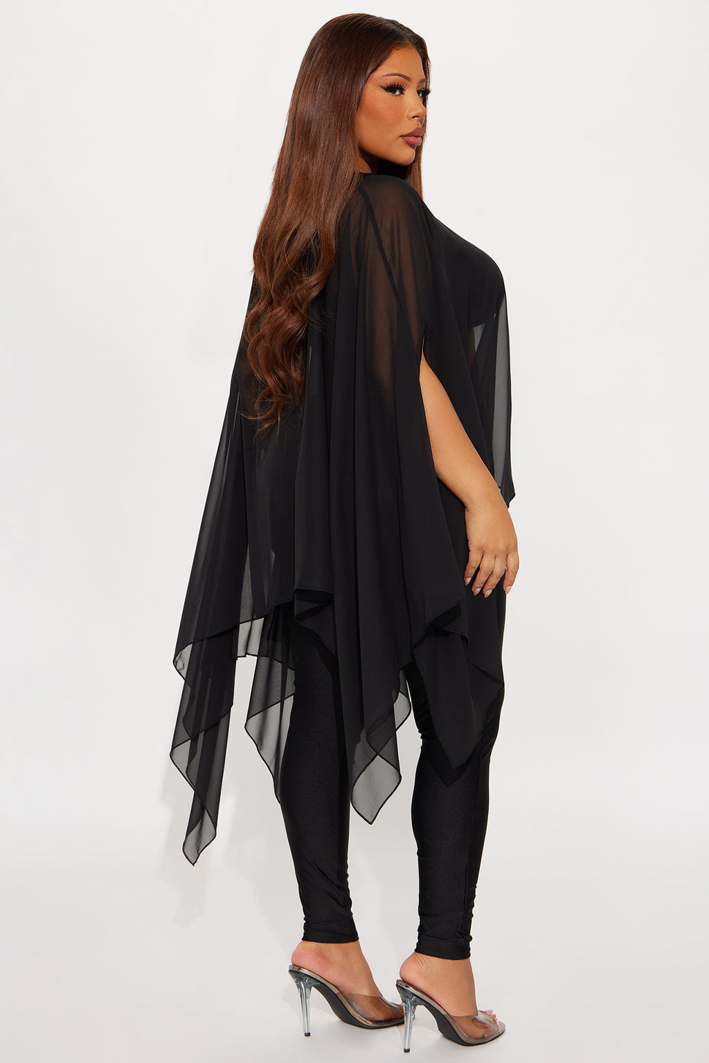 See Through Me 3 Piece Pant Set - Black