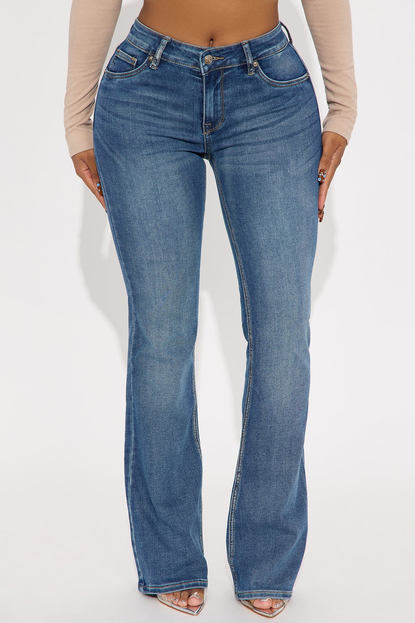 Best Ever Low Rise Flare Jeans - Vintage Wash