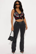 Best Ever Low Rise Flare Jeans - Black Wash