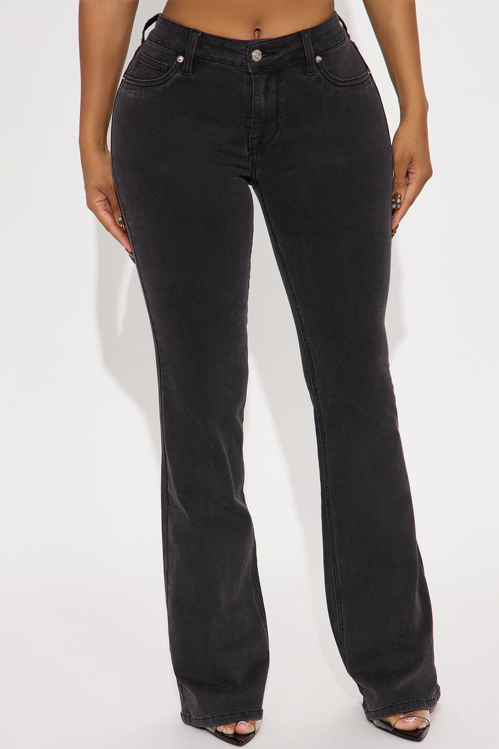 Best Ever Low Rise Flare Jeans - Black Wash