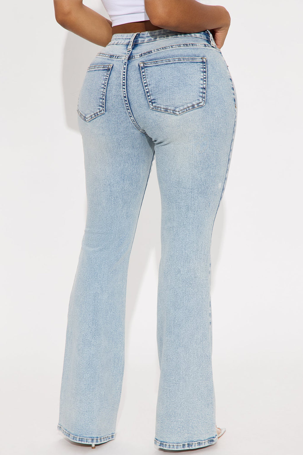 Best Ever Low Rise Flare Jeans - Light Wash
