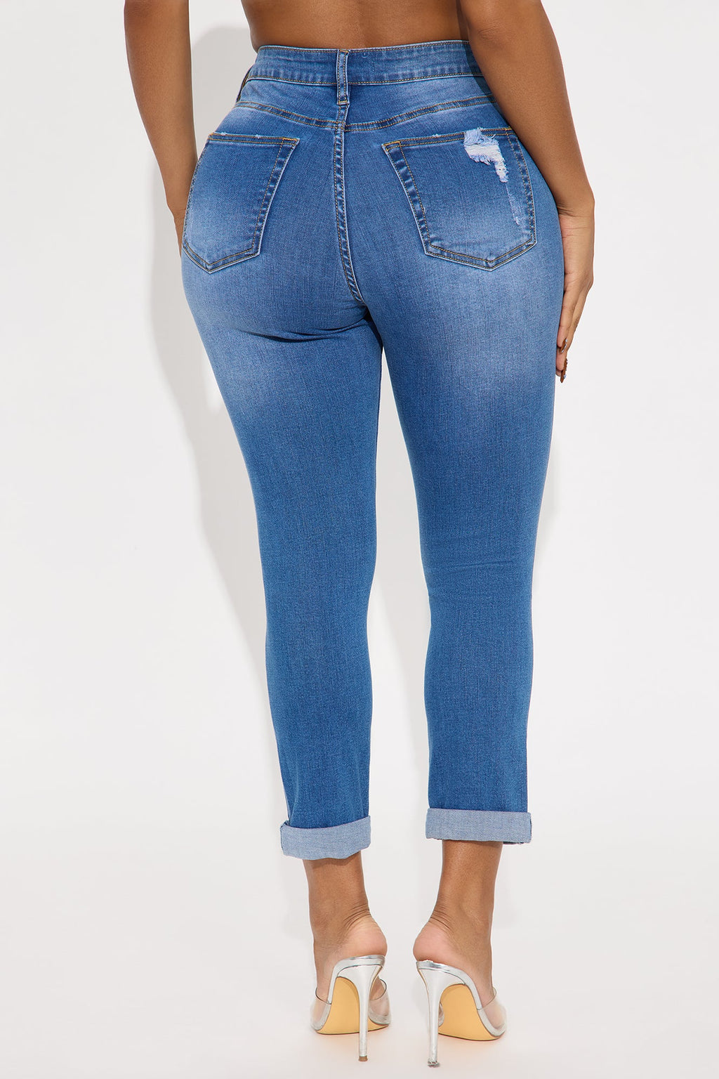 Keep Coming Back Boyfriend Jeans - Medium Blue Wash