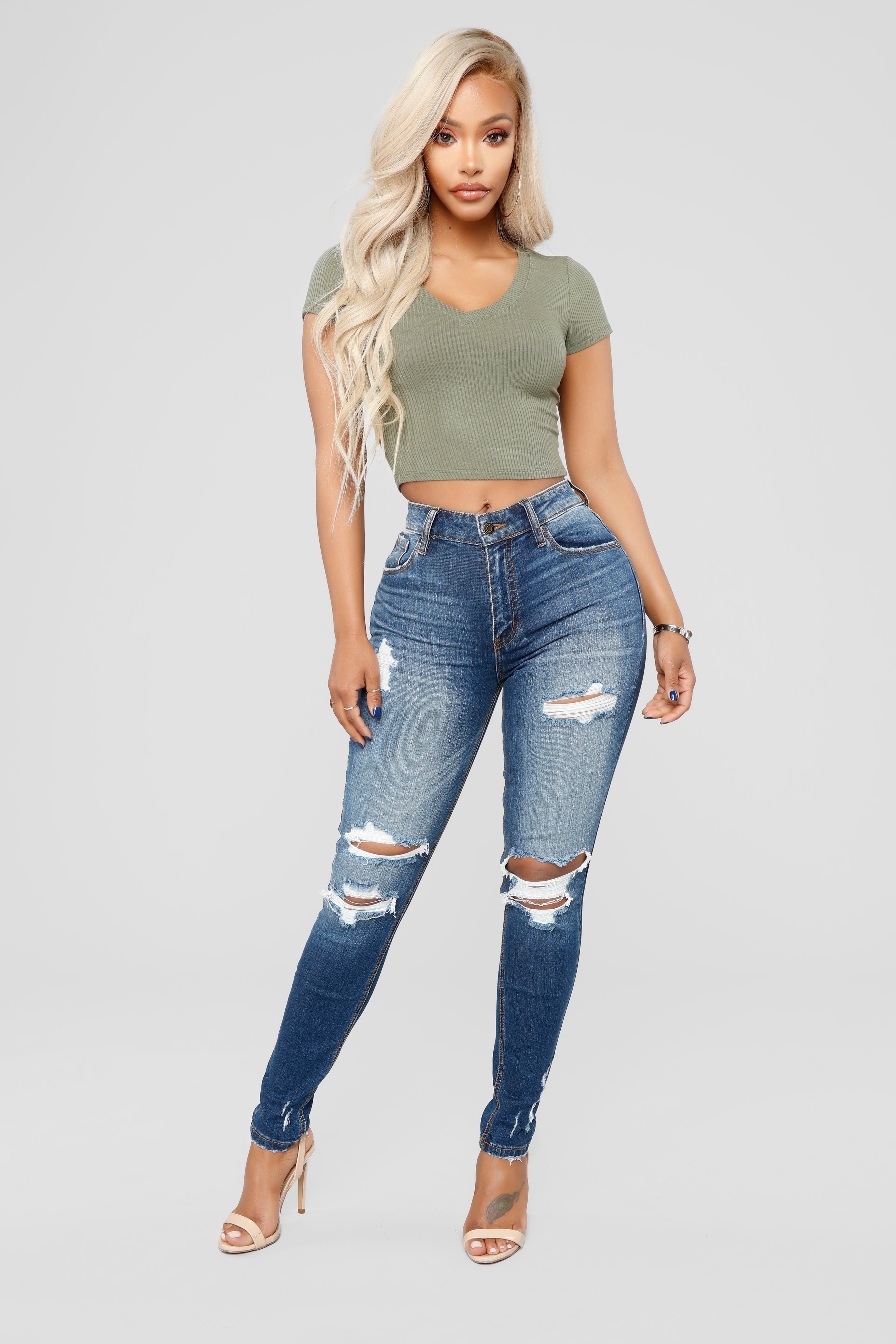 Don't Believe It Skinny Jeans - Dark Denim