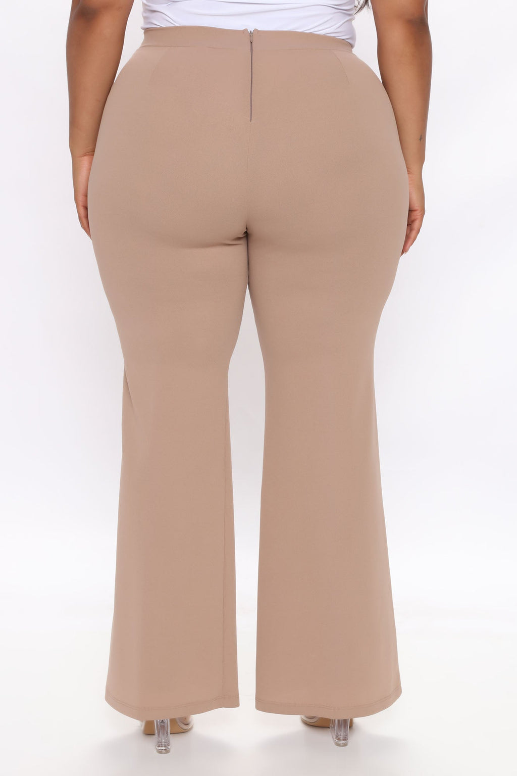 Call It Even Wide Leg Dress Pants - Taupe
