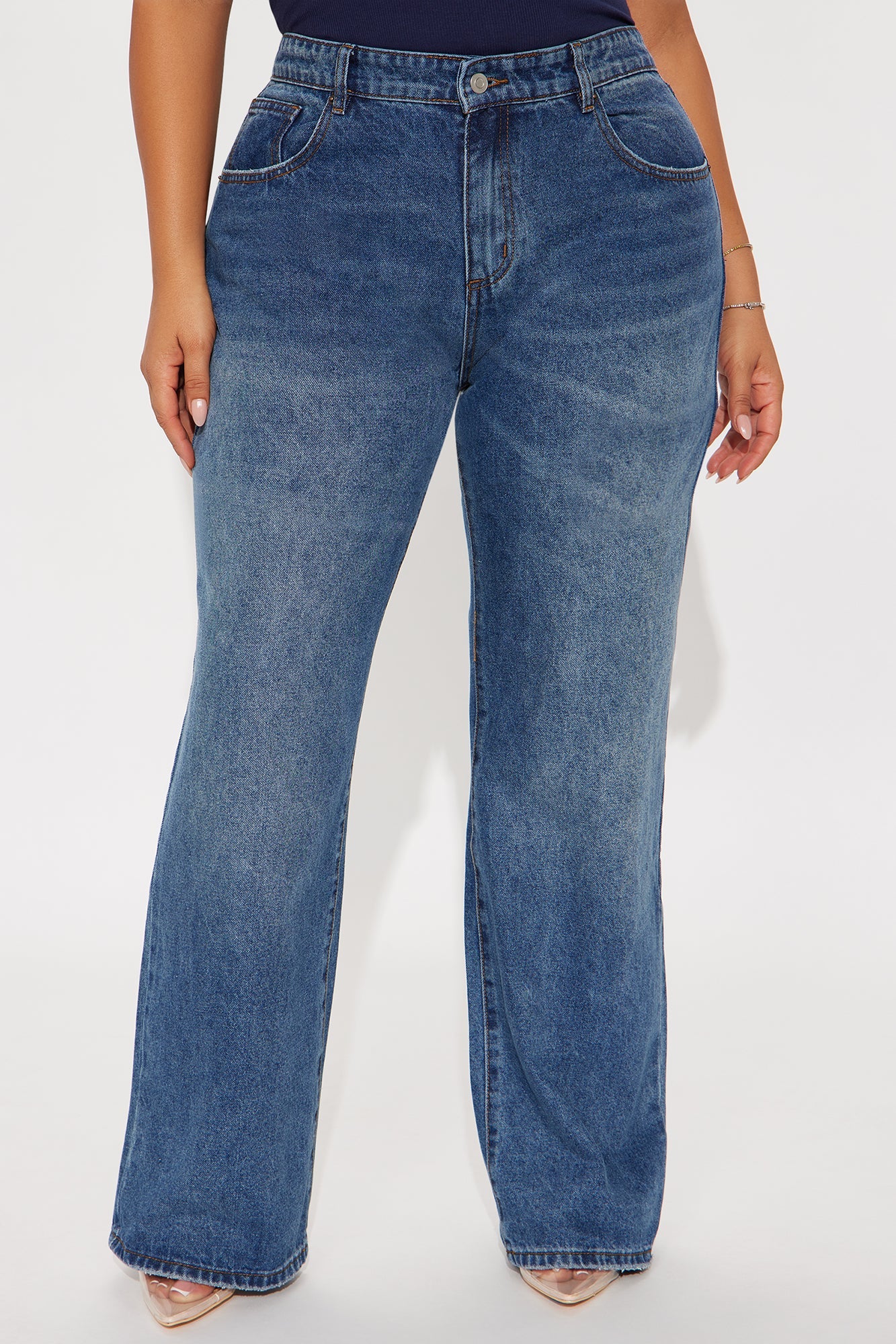 Minimal Muse Straight Leg Jeans - Dark Wash