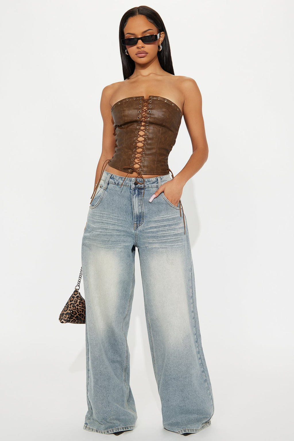 Charlotte Baggy Jeans - Vintage Wash