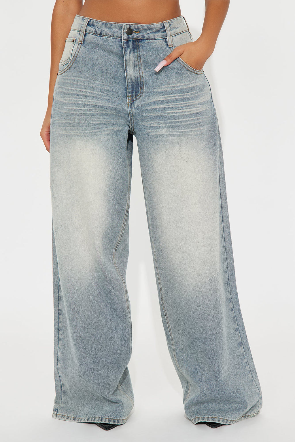 Charlotte Baggy Jeans - Vintage Wash