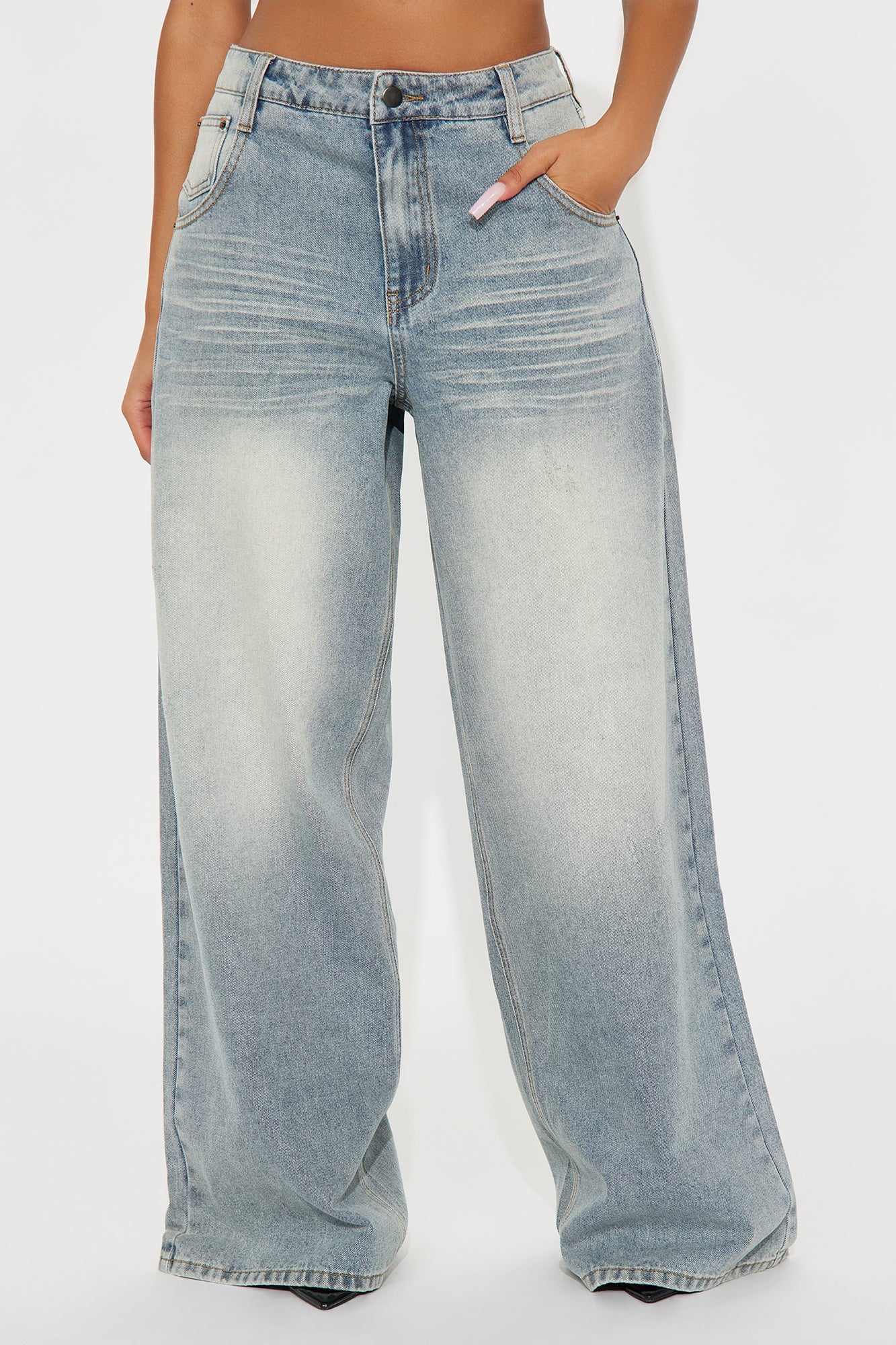 Charlotte Baggy Jeans - Vintage Wash