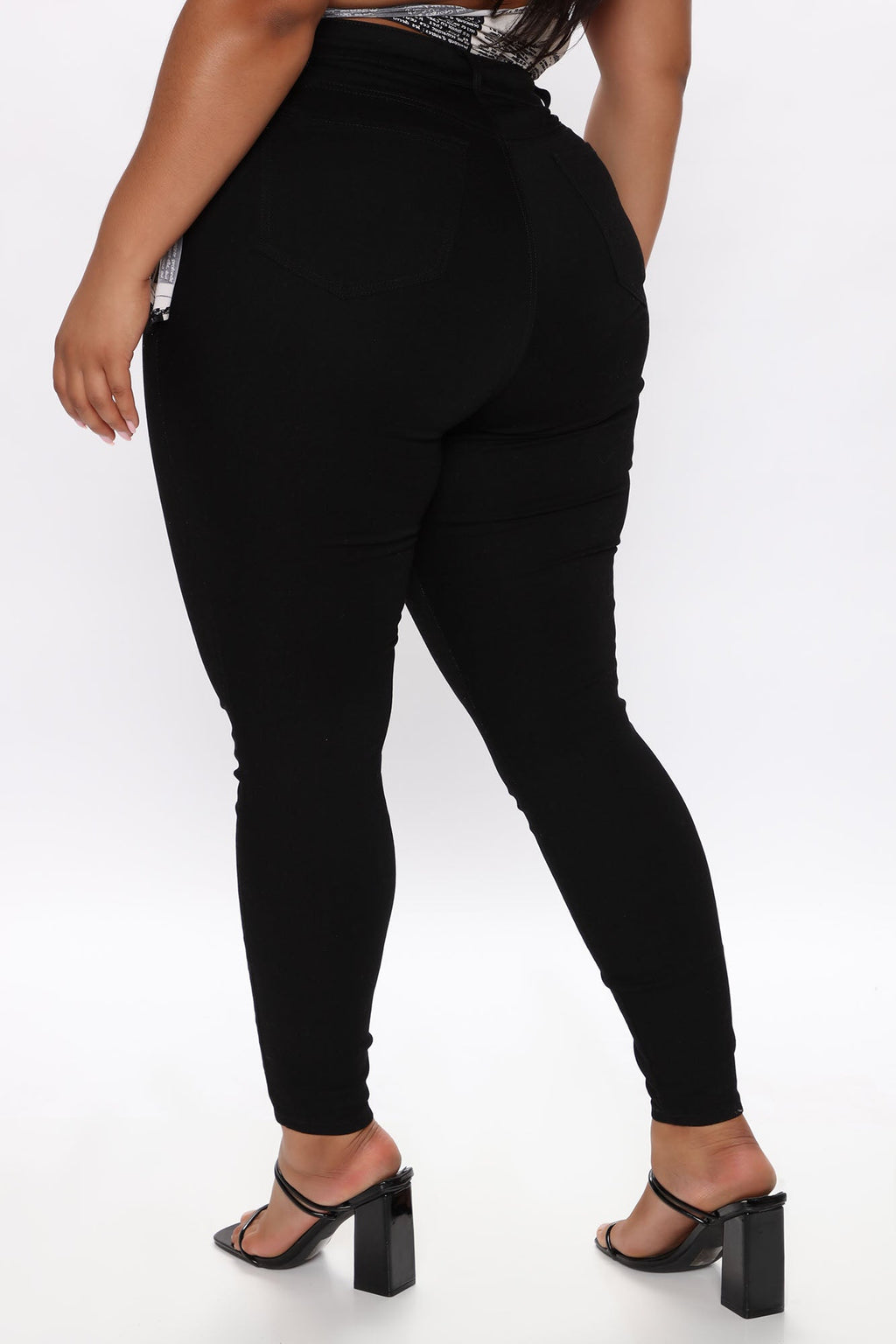 Flex Game Strong Super High Rise Skinny Jeans - Black