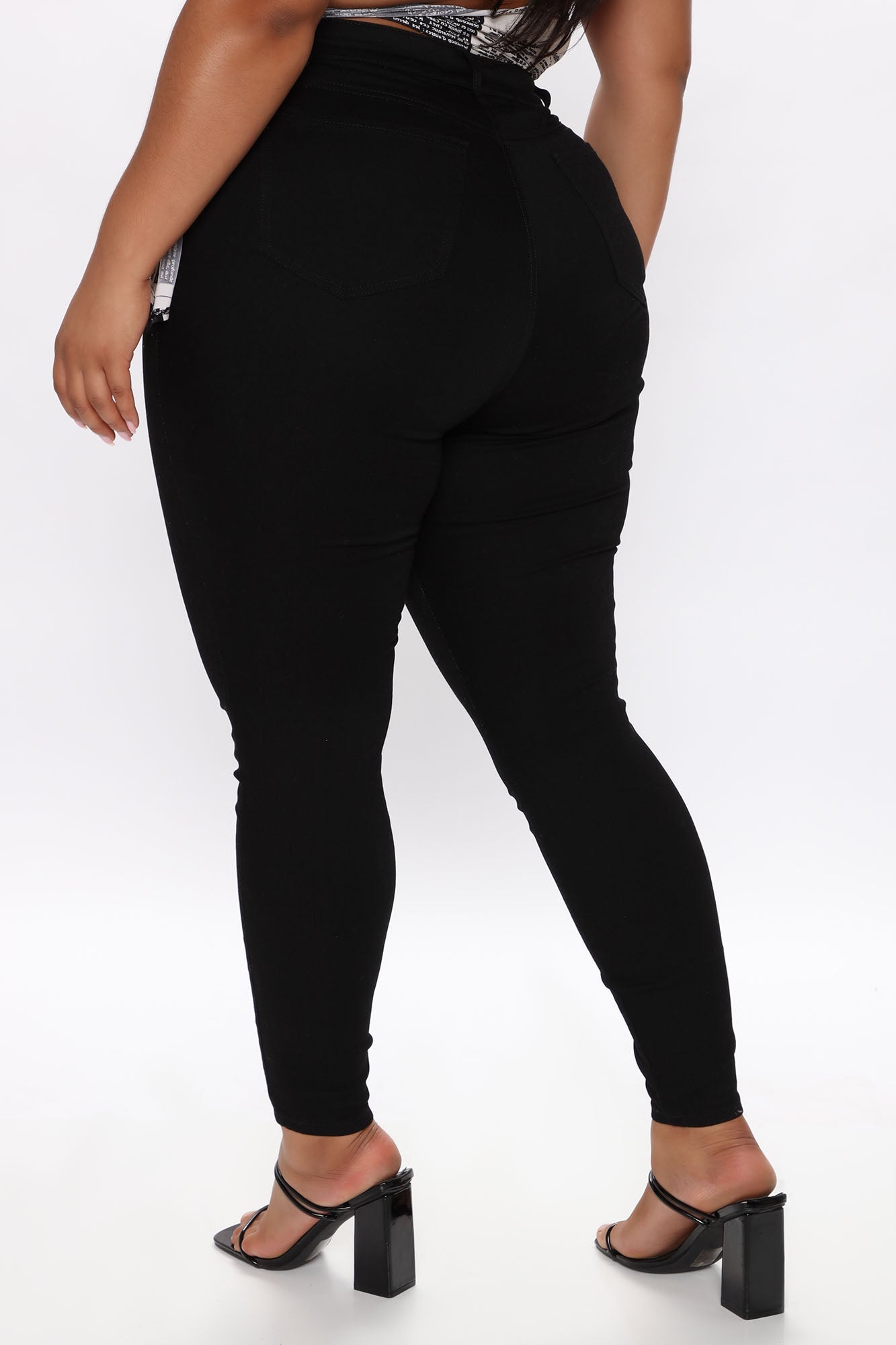 Flex Game Strong Super High Rise Skinny Jeans - Black