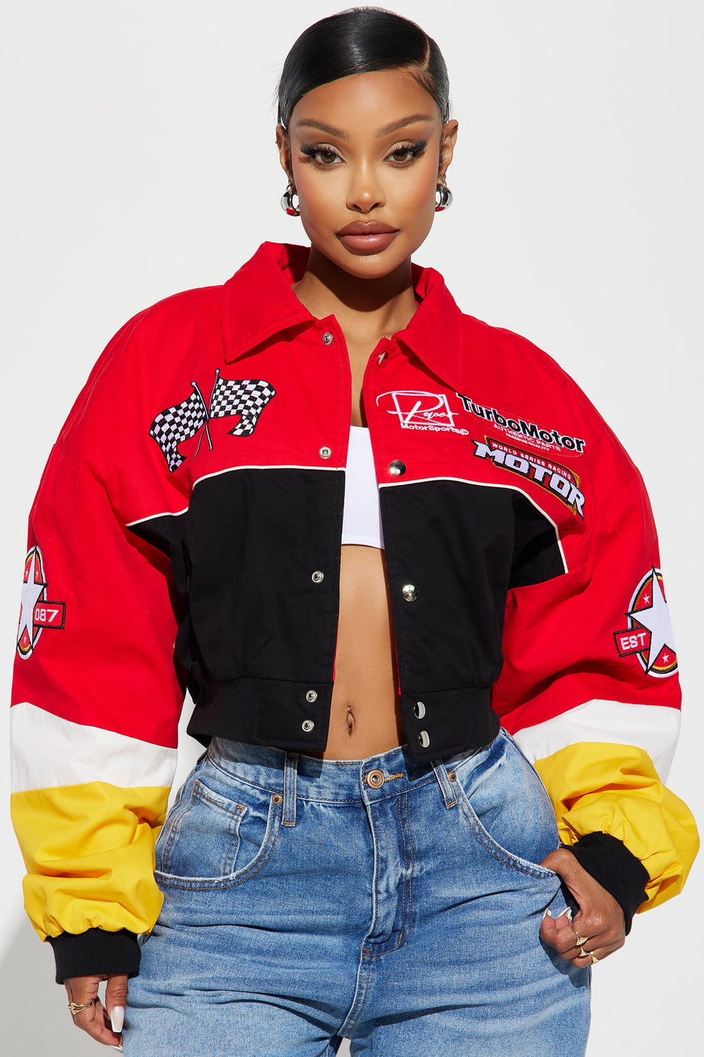 Need For Speed Bomber Jacket - Red/combo