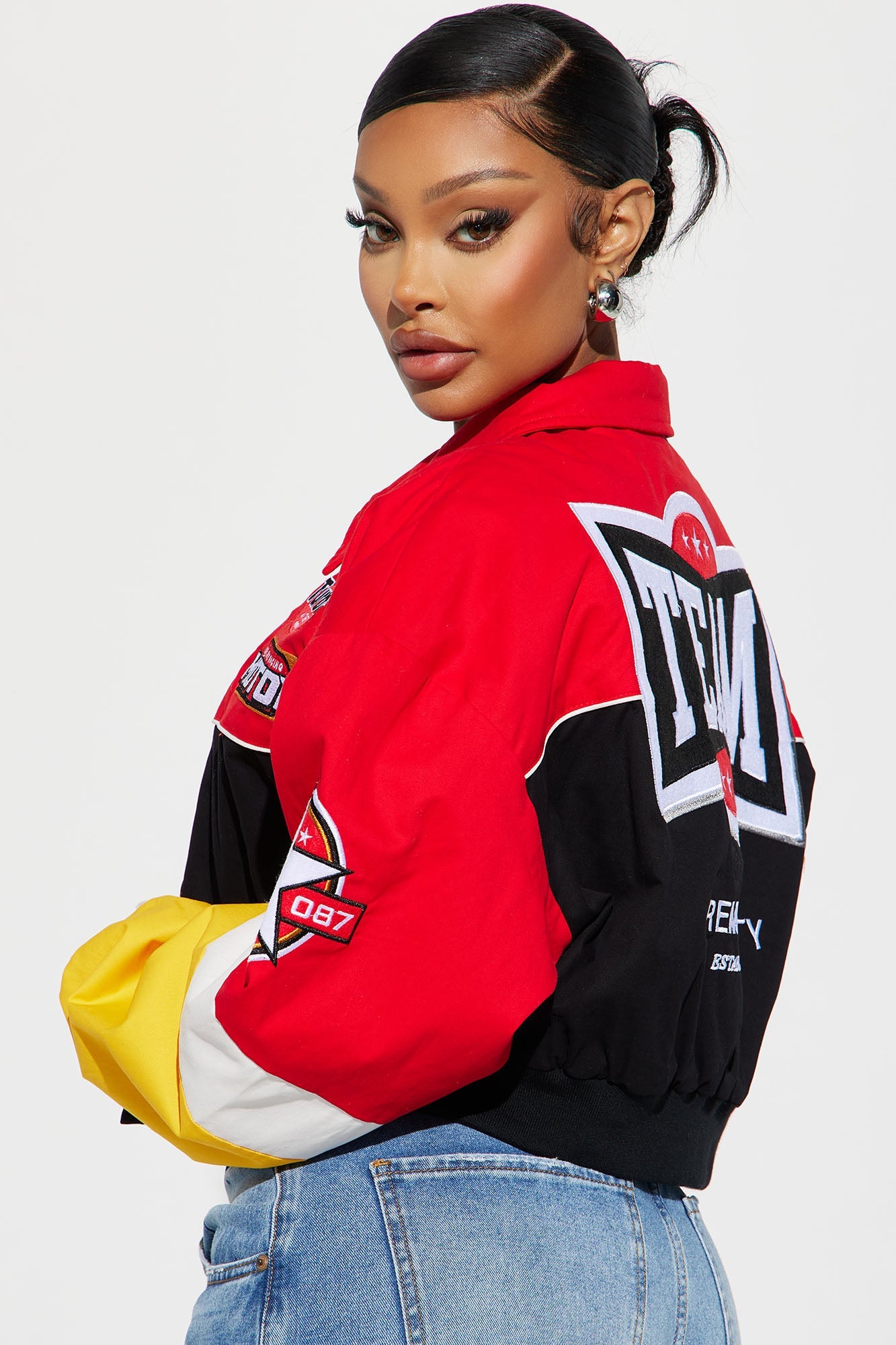Need For Speed Bomber Jacket - Red/combo